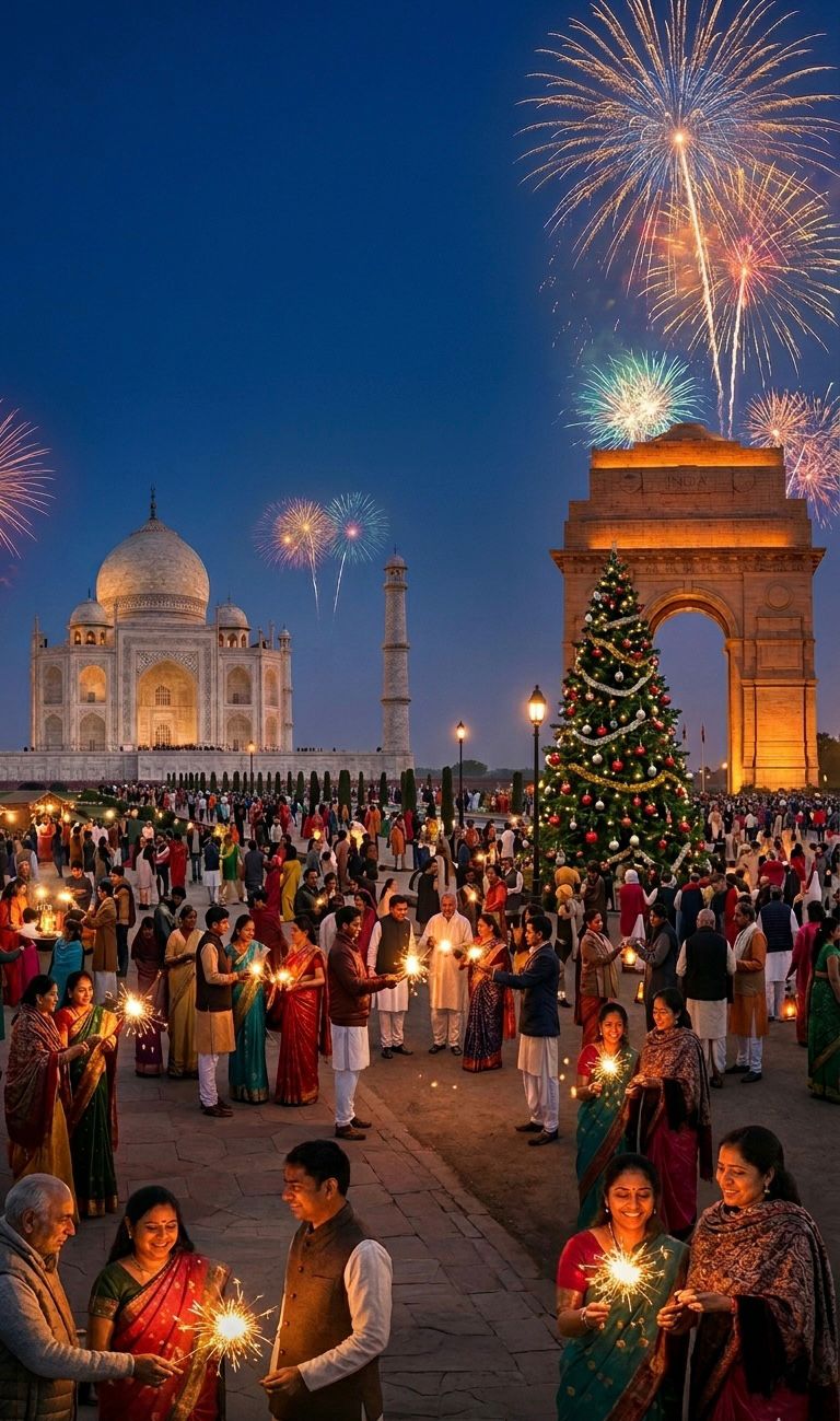 India Christmas New Year